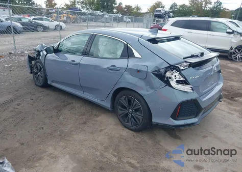 2019 Honda Civic Ex из США, поврежденный, VIN SHHFK7H65KU202681